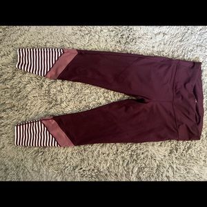 Joy Lab Maroon Leggings